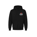 Black - Front and Back Logo Hoodie