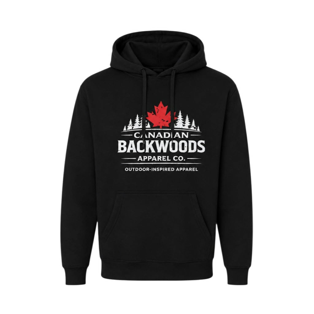 Black - Front Logo Hoodie