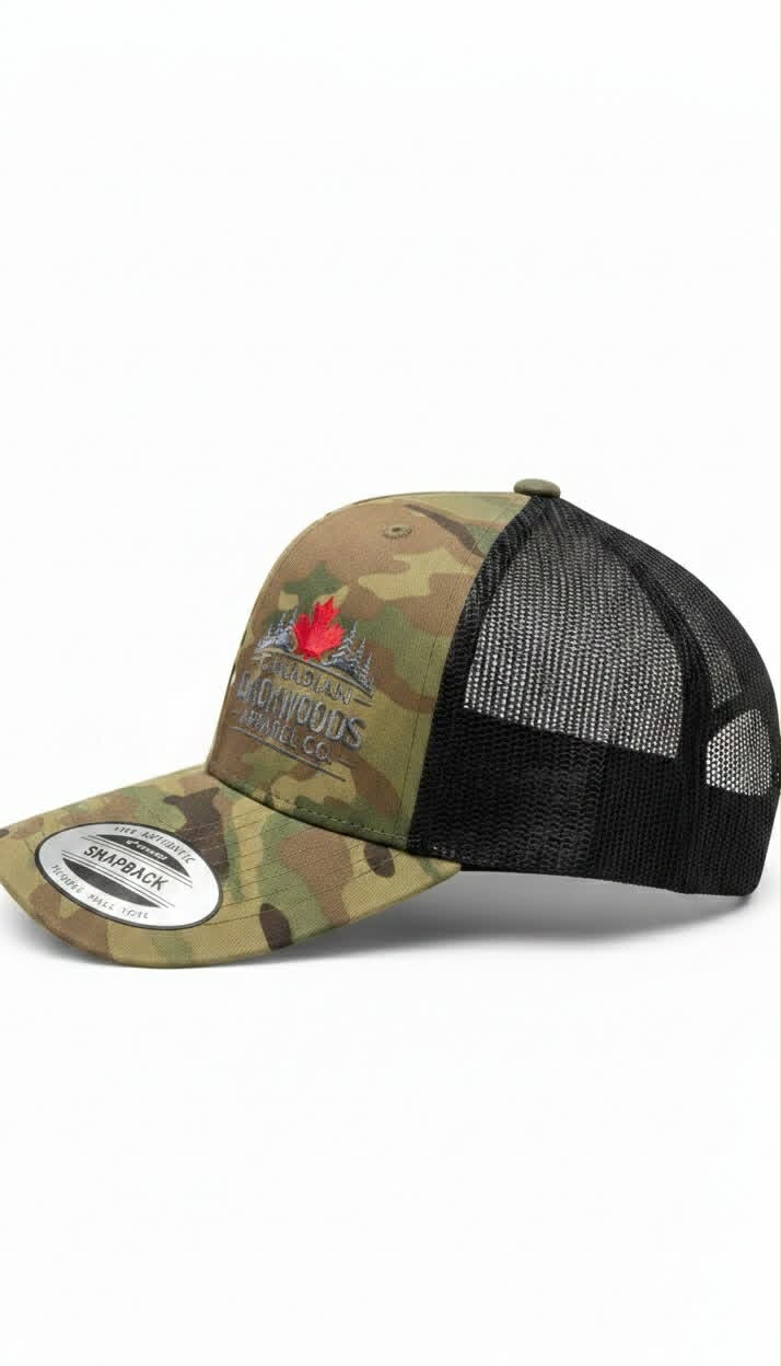 Snap Back - Army/Black