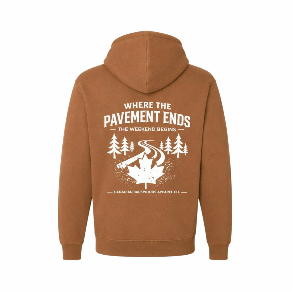Where the Pavement Ends Hoodie - Caramel
