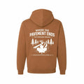 Where the Pavement Ends Hoodie - Caramel