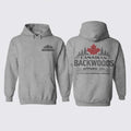 Grey - Front and Back Logo Hoodie